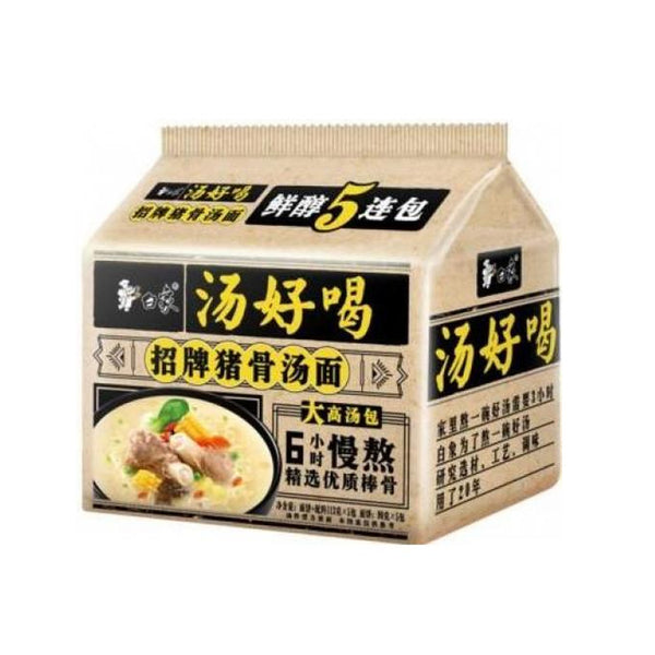 Baixiang Instant Noodle Pork Bone Soup Flavour Al Premium Food Mart