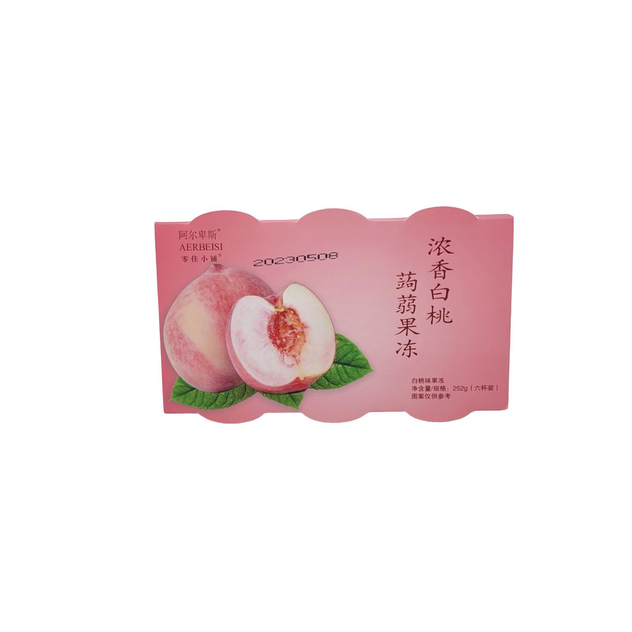 Aerbeisi Peach Konjac Jel