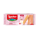 Loacker Raspberry Yoghurt Wafer (Thins)