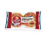 LFD 4 Brioche Burger Buns w/Sesame