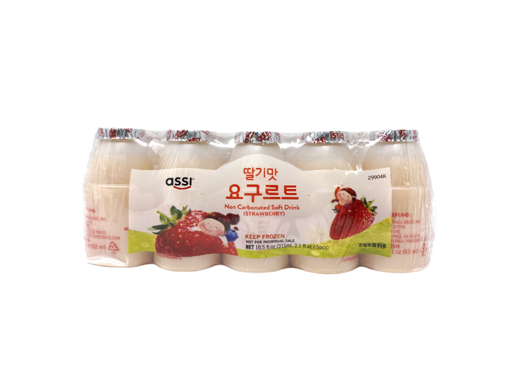 Assi Yogupoder Non Carbonated Soft Drink Strawberry Al Premium Food