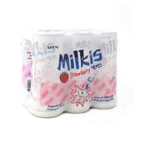 Lotte Milkis Strawberry Flavoured Yogourt Drink